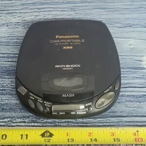 Vtg Panasonic SL-S241C car/portable CD player UNTESTED powers up parts/repair